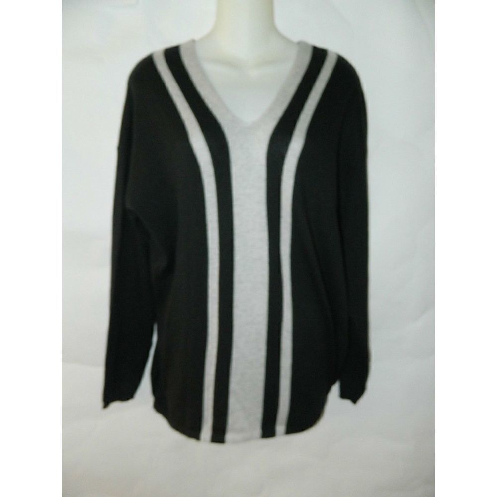 Fate Stitch Sweater Grey Black Size Small‎